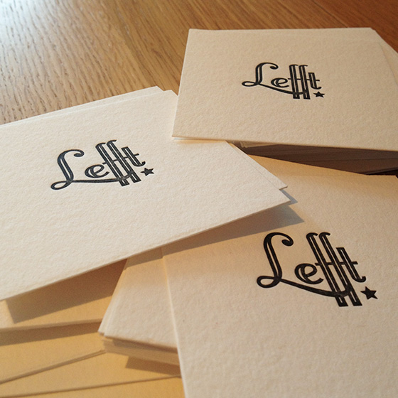 Letterpressed Thank You Cards